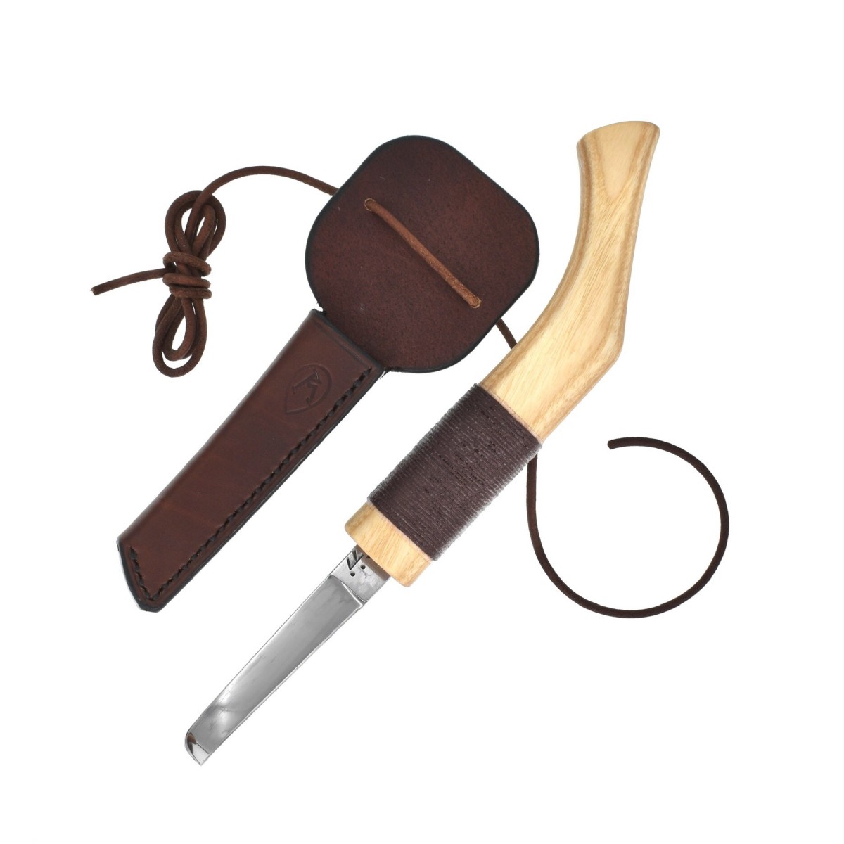 Ray Mears Leather Crooked Knife Sheath